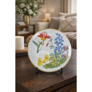 Vintage Franklin Mint Wildflowers of the Northwest Plate 1978 Bavarian Porcelain